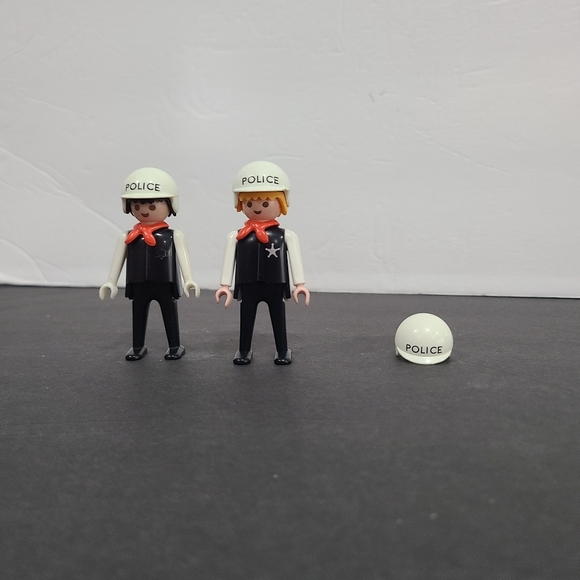 Vintage 1974 Playmobil Geobra sherif set lot  of 2 - Picture 1 of 6